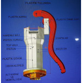 YMK Plastik 3'' Plastik Su Tulumbası 1' - 4