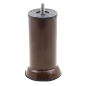 Metal Mobilya Baza Kanepe Koltuk Çekyat Yükseltme Ayağı M8 Ince Diş Kahve Ayakları 12 Cm (12 ADET) - 3