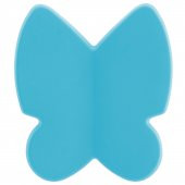 Mobilya Çekmece Dolap Kapak Kulpu Kulbu Çocuk Bebek Genç Odası Plastik Mat Mavi Kulp 32 mm - 3