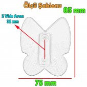 Mobilya Çekmece Dolap Kapak Kulpu Kulbu Çocuk Bebek Genç Odası Plastik Açık Ceviz Kulp 32 mm thumbnail 3