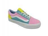 Kadın Pembe Bağcıklı Günlük Kullanım Keten Ayakkabı thumbnail 1