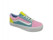 Kadın Pembe Bağcıklı Günlük Kullanım Keten Ayakkabı thumbnail 4