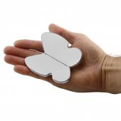 Mobilya Çekmece Dolap Kapak Kulpu Kulbu Çocuk Bebek Genç Odası Plastik Krom Kulp 32 mm thumbnail 4