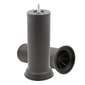 Mobilya Kanepe Baza Koltuk Çekyat Yükseltme Ayağı Ince Diş M8 Siyah Metal Ayakları 15 Cm 8 Adet - 5