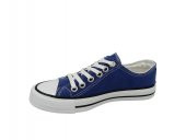 Uniseks Mavi Bağcıklı Keten Ayakkabı thumbnail 3