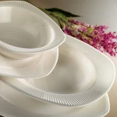 Kütahya Porselen Çisil Beyaz 12 Kişilik 48 Parça Yemek Takımı thumbnail 2