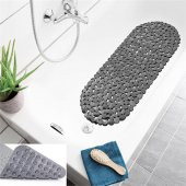 TransForMacion Banyo Duş Kaydırmaz Paspas GRİ 33 Vantuzlu J.Stone Design 716670 - 1