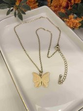 Aksesuar Çarşısı Kelebek Katmanlı Kolye thumbnail 1