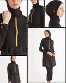 Mayovera Turuncu Fermuar Tasarım Mayo - 7