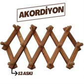 TransForMacion 13 lü Ahşap Akordiyon Askı  713761 - 1