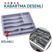 TransForMacion 6 ADET 7 Bölmeli Kaşıklık Kabartma Desenli Barcelona 718196 - 1