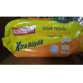 Koroplast Çok Amaçlı Islak Havlu  Ferah Koku 100lü Kapaklı 6 Paket - 4