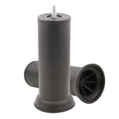 Mobilya Baza Kanepe Koltuk Çekyat Yüksetlme Ayağı M8 Ince Diş Siyah Ayakları 15 Cm Metal (12 ADET) - 5