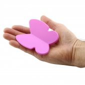 Mobilya Çekmece Dolap Kapak Kulpu Kulbu Çocuk Bebek Genç Odası Plastik Mat Pembe Kulp 32 mm - 4