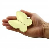 Mobilya Çekmece Dolap Kapak Kulpu Kulbu Çocuk Bebek Genç Odası Plastik Gold Altın Kulp 32 mm - 4