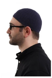 Bambu Namaz Takkesi - Lacivert thumbnail 5