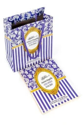 20 ADET - Yasin Kitabı - Çanta Boy - 128 Sayfa - Özel İsim Etiketli - Karton Çantalı - Mor Renk - Mevlid Hediyeliği thumbnail 2