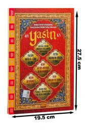 Renkli Tecvit Uygulamalı - Kırık Kelime Mealli 41 Yasin Kitabı  - Rahle Boy thumbnail 2