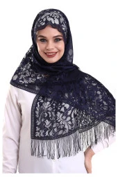 Narin Pamuk Tül Şal Mor-2 60x160 thumbnail 1