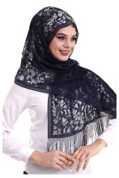 Narin Pamuk Tül Şal Mor-2 60x160 thumbnail 2