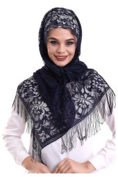 Narin Pamuk Tül Şal Mor-2 60x160 thumbnail 5