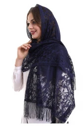 Narin Tül Şal Mor 60x160 - 6