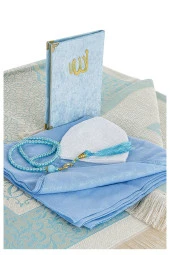 Hediyelik Mevlid Seti - Mavi thumbnail 3
