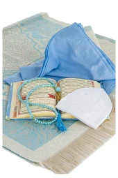 Hediyelik Mevlid Seti - Mavi thumbnail 4