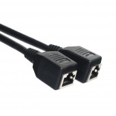 Dark 2 Port RJ45 Ethernet Ağ Çoklayıcı Adaptör (Network Divider) (DK-AC-NTBX2) - 6