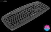 FK-142QU USB Q TR MM S�YAH KABLOLU KLAVYE - 2