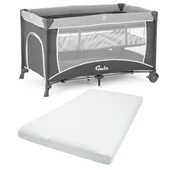 Gulz Raftel Oyun Parkı Bebek Beşik 70x120 Cm + YATAKLI Dark Grey - 1