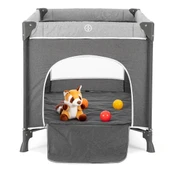 Gulz Raftel Oyun Parkı Bebek Beşik 70x120 Cm + YATAKLI Dark Grey - 6