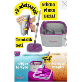 Parex Parex Wondero Otomatik Temizlik Seti + 2 Yedek Paspas Mop - 1