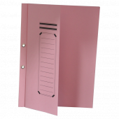 Bafix Yarım Kapak Dosya Karton Pembe 1 Paket (50 Adet) - 1