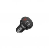 Baseus Digital Display 24W 4.8A Dual USB Çİft USB Hızlı Araç Şarjı CCBX-0G - Siyah - 1
