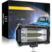 Dc 9-30V Su Geçirmez Çift Sıra 24 LED Off Road Spot Lambası 72W AA142 - 1