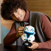 LEGO® Star Wars™ Helmet Yüzbaşı Rex™ Kaskı 75349 - Yetişkinler için Koleksiyonluk Sergileme Modeli Yapım Seti (854 Parça) - 8