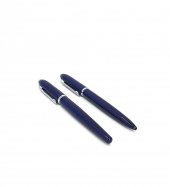 VIP Kalem Seti Dolma ve Tükenmez Kalem Lacivert 0324 - 3