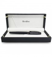 Kişiye Özel Scrikss Özel Kutulu Mat Siyah Dolma Kalem HK2225 - 4