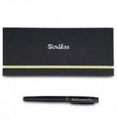 Kişiye Özel Scrikss Özel Kutulu Mat Siyah Dolma Kalem HK2225 - 5