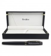 Kişiye Özel Scrikss Özel Kutulu Mat Siyah Dolma Kalem HK2225 - 6