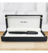 Kişiye Özel Scrikss Özel Kutulu Mat Siyah Dolma Kalem HK2225 - 1