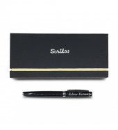 Kişiye Özel Scrikss Özel Kutulu Siyah Krom Dolma Kalem HK2224 - 5