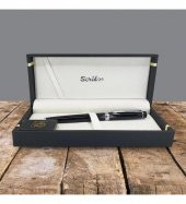 Scrikss Siyah Krom Özel Kutulu Dolma Kalem HK2222 - 1