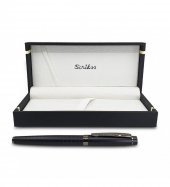 Scrikss Mat Siyah Özel Kutulu Dolma Kalem HK2221 - 3