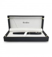 Scrikss Mat Siyah Özel Kutulu Dolma Kalem HK2221 - 6