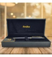 Scrikss Mat Siyah Özel Kutulu Altın Dolma Kalem HK2220 - 1