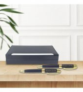 Kişiye Özel Siyah VIP Metal Roller & Tükenmez Kalem Seti HK2060 - 1