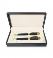 Kişiye Özel Siyah VIP Metal Roller & Tükenmez Kalem Seti HK2060 - 2