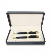 Siyah VIP Metal Roller & Tükenmez Kalem Seti HK2059 - 1